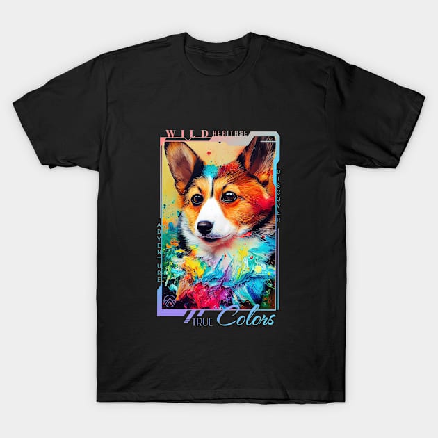 Corgi Dog Pet Cute Adorable Animal Compagnon T-Shirt by Cubebox